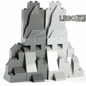 岩ブロック　LEGO互換　匿名配送　レゴ　お城シリーズ　匿名配送　インテリア　誕生日プレゼント　送料無料　海賊　砦　要塞