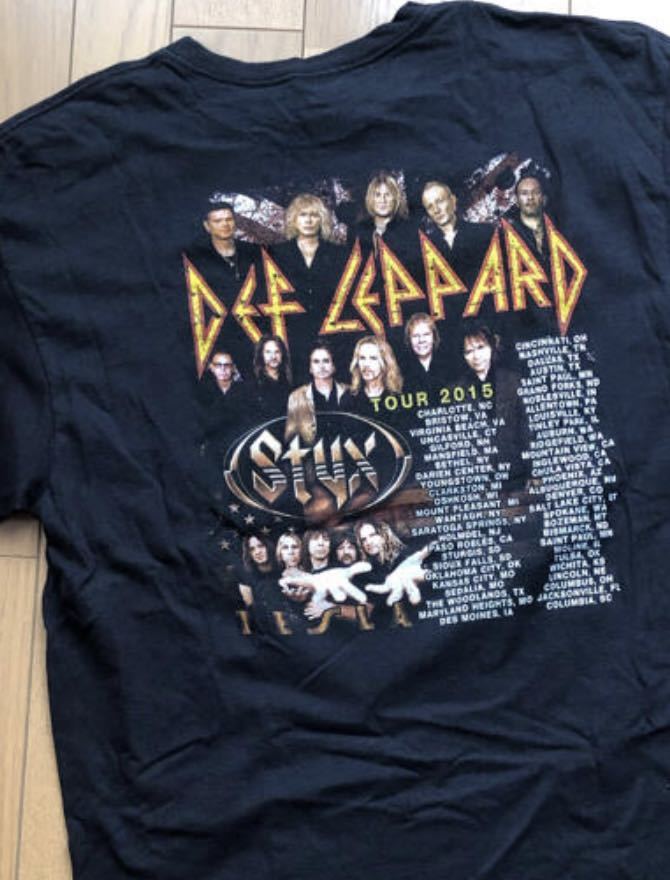 2023年最新】ヤフオク! -def leppard tシャツ(メンズファッション)の