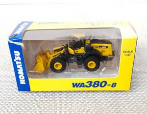 KOMATSU コマツ オリジナルミニチュア 【非売品】WHEEL LOADER WA380-8