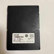 z576*maxell マクセル iVDR-S　カセットHDD ハードディスク　ブラック　1TB　HDD　動作品_画像3