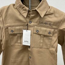 【未使用・袋入り】A.P.C ミリタリーシャツジャケット シャツ KIDS 子供 ブランド_画像4