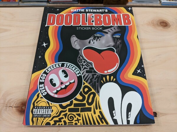 【洋書】【新品】Hattie Stewart's Doodlebomb / ハティ・スチュワート ステッカー 