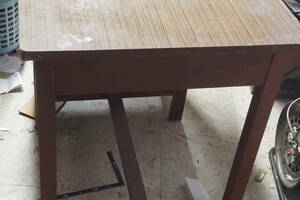  Showa Retro, стол, шелушение . материал, античный, верстак, ценный 