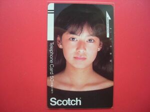 後藤久美子　Scotch　110-9446　未使用テレカ