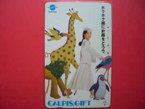  Yoshinaga Sayuri karupis corporation 110-105611 unused telephone card 