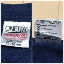 90's /米国製 /ONEITA /POWER /50 plus /メンズXL (46-48) 半袖Tシャツ 発泡プリント サボテン エスニック アメカジ USA古着 ビンテージ_画像7