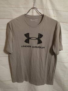 メンズ ph787 アンダーアーマー UNDER ARMOUR ヒートギア HEATGEAR ロゴ 半袖 Tシャツ LG