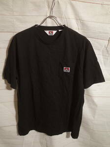 メンズ ph757 ベンデイビス BEN DAVIS 半袖 ポケット Tシャツ XL ブラック 黒