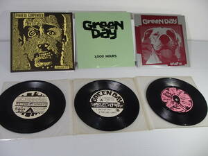 ★超希少/1,000部限定★Green Day★LIMITED EDITION 1,000 7 SET OF 3 E.P./1,000 HOURS/Slappy E.P./fahizah E.P./LOOK OUT RECORDS