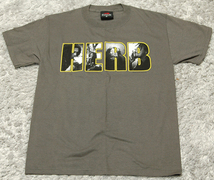 BOB MARLEY / HERB Tshirt / ボブ・マーリー / オフィシャル レゲエTシャツ ZION / S Made In The USA 未使用 正規品_画像1