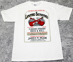 LYNYRD SKYNYRD / Whiskey Southern Rock Tshirt レイナード・スキナード/ オフィシャル バンドTシャツ 未使用 正規品