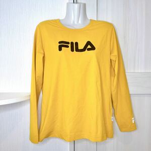 FILA filler футболка длинный рукав M желтый цвет желтый 
