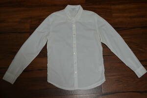 ●即決！ジェームスパース JAMES PERSE コットンスタンダード長袖シャツ サイズ0 ホワイト　良品
