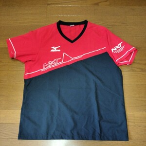 美品 サイズL ミズノ MIZUNO ティーシャツ Tシャツ バドミントン テニス 部活 中学 高校 大学 練習 バトミントン バレーボール