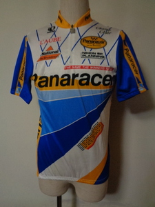 PEARL IZUMI 半袖 ハーフジップ サイクルジャージ size:L 白 Panaracer パールイズミ 