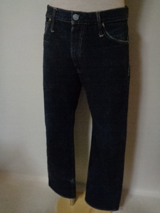 FATefe-ti wide strut cell bichi Denim jeans indigo size SKINNY made in Japan 