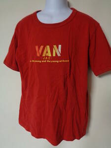 VAN mini 150cm short sleeves shirt red 