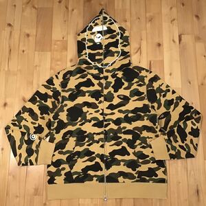 ★2XL★ APE HEAD full zip Hoodie 1st camo yellow a bathing ape BAPE パーカー エイプ ベイプ アベイシングエイプ 迷彩 XXL i45