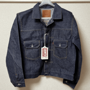 [T-Back] 1953 Модель Levi's 507xx 70507-0062 44 XL Сделано в Японии второй джинсовой куртки, перепечатка T-Back 50S 2-й 705070062