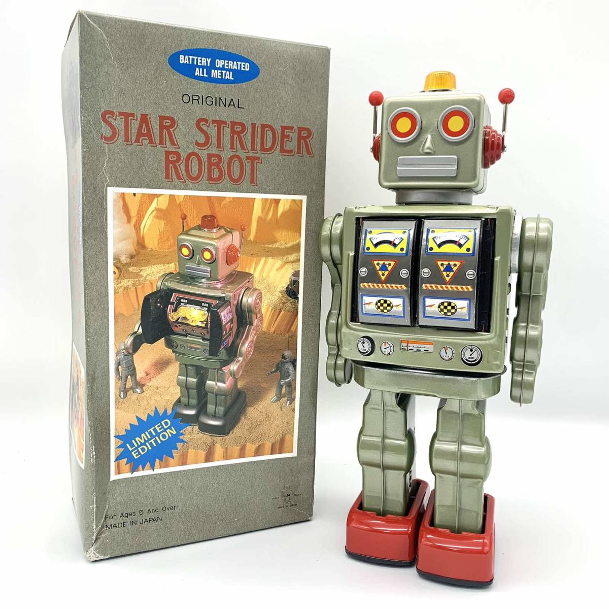 ヤフオク!  スターストライダーロボットロボット ブリキの落札