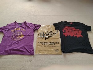 吉井和哉の公式コンサートTシャツ　伝説の2006年2009年ツアーの2点と2006公式ツアーバッグをセット 半袖Ｌサイズです！