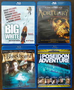 【US Blu-ray 4枚】 THE POSEIDON ADVENTURE + Blackbeard + Mortuary ＋ THE BIG WHITE