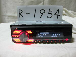 R-1954　Carrozzeria　カロッツェリア　DEH-380　MP3　フロント AUX　1Dサイズ　CDデッキ　補償付