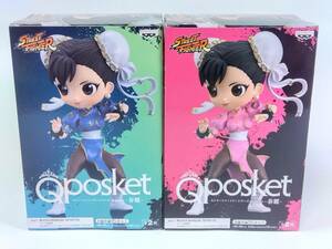 2 шт. комплект / Street Fighter серии Qposket Q posket весна красота tune Lee фигурка 1P цвет 2P цвет Street Fighter Chun-Li