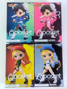 4個セット / ストリートファイターシリーズ Qposket Q posket 春麗 チュンリー キャミィ 1Pカラー 2Pカラー Street Fighter Chun-Li Cammy