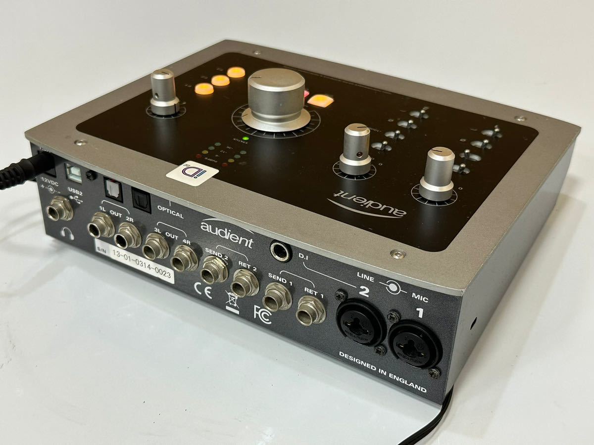 AUDIENT オーディエント ID22 オーディオインターフェイス 動作確認