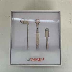 【A-4】 beats urbeats 3 未使用品 コード付きイヤホン ピンク Lightning cable 742-200