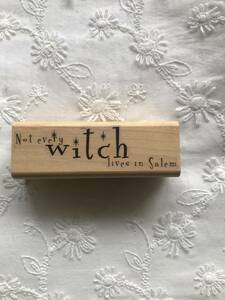 ＜未使用スタンプ ＞　Witch