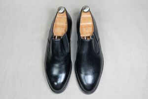 極希少デッドストック 1970年代製 ITALY military vintage shoes 美しいサイドエラスティックシューズ UK42 イタリア軍 高級革靴プリズナー