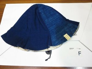 visvim visvim (0118407003001) TULIP HAT KOFU MINI тюльпан шляпа новый товар INDIGO индиго F