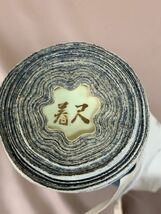 未使用長期保管品　婦人　正絹　縮緬　小紋着尺　幅37cm　未仕立て　古渡更紗紋様の染　和裁/洋裁のお仕立て　リメイク材料にも　_画像8