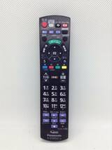 U314◇Panasonic　パナソニック　ポータブルテレビ用リモコン　N2QAYB001151　テレビリモコン　「UN-19F7/UN-24F7」 一部ボタン不良あり_画像1