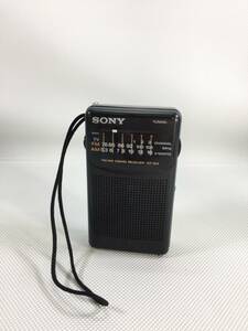 S2176●SONY ソニー AM/FM 2バンド コンパクトラジオ ポータブルラジオ ワイドFM ICF-S14