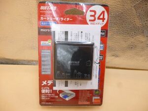 バッファロー　カードリーダー/ライター　BSCRA34U2　34メディア対応　キレイ　カデ497　　送料無料 管ta　　23AUG