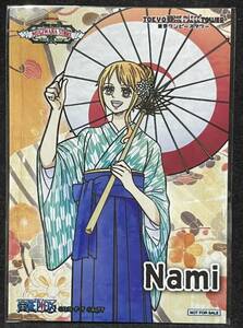 【未使用品】 ワンピース 東京タワー 麦わらストア 限定 麦スト ワンピースタワー 特典 ブロマイド 5周年 ナミ 【希少】