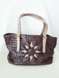 【送料込】Bottega Veneta ◇ バッグ ◇ レディース【6426494】ボッテガヴェネタ ブラウン / 大人 トート マルケーゼ イントレチャート 夏