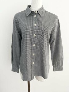 【送料込】MHL. ◇ シャツ ◇ レディース【6427580】エムエイチエル XS ブラック / 大人 カジュアル ギンガムチェック 秋 定番 モノトーン