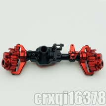 特価◎Traxxas TRX-4クローラー用 CNC機械加工アルミフロントリアポータルアクスルハウジング RCカーパーツ_画像3