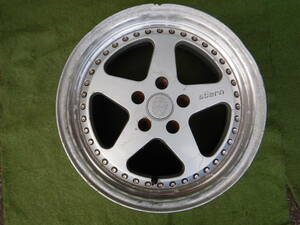 ★stern 3ピース RX-7★7.5JJ×17 OFF:+33 PCD114.3-5H ハブ径；60mm 傷、汚れ、錆、塗装がれ等あり 表リムに歪みあり 1本 