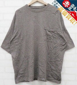 7T5184【クリックポスト対応】crepuscule 1601-010 ニットTシャツ クレプスキュール