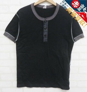 7T5249[ click post correspondence ] Fellows short sleeves Henley neckline T-shirt PHERROW'S