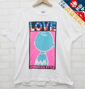 7T5793【クリックポスト対応】choose me チャーリーブラウン Tシャツ チューズミー