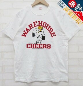 7T5207【クリックポスト対応】ウエアハウス CHEERS スヌーピー 半袖Tシャツ WAREHOUSE