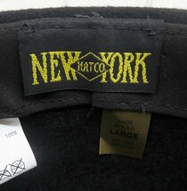 1H6392/未使用品 NEWYORKHAT ポークパイハット ニューヨークハット_画像6