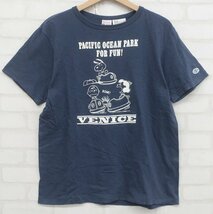 7T5326【クリックポスト対応】Champion×PEANUTS VENICE 半袖Tシャツ スヌーピー ランタグ復刻 チャンピオン ピーナッツ_画像2