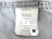 7T5770【クリックポスト対応】未使用品 HOBO ARTISAN S/S SHIRT LINEN COTTON BROAD CHARCOAL DYED HB-S3702 ホーボー 半袖ボードシャツ_画像6